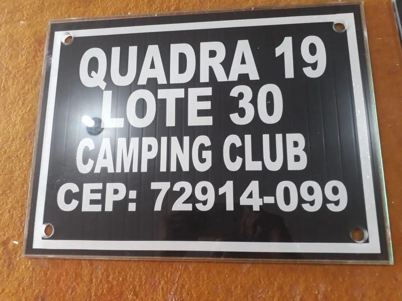 Placa de endereço entrega grátis águas lindas - Foto 4