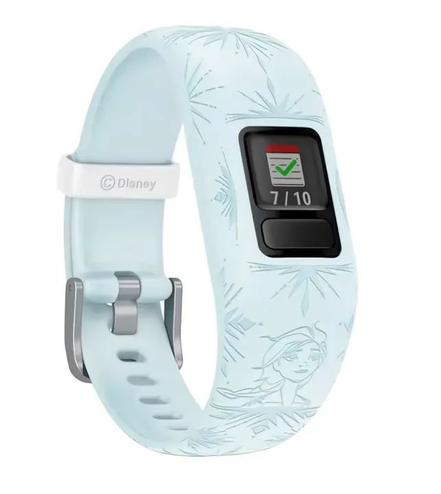Relógio Infantil Garmin Vivofit Jr 2 Disney Frozen 2 Elsa - Foto 2