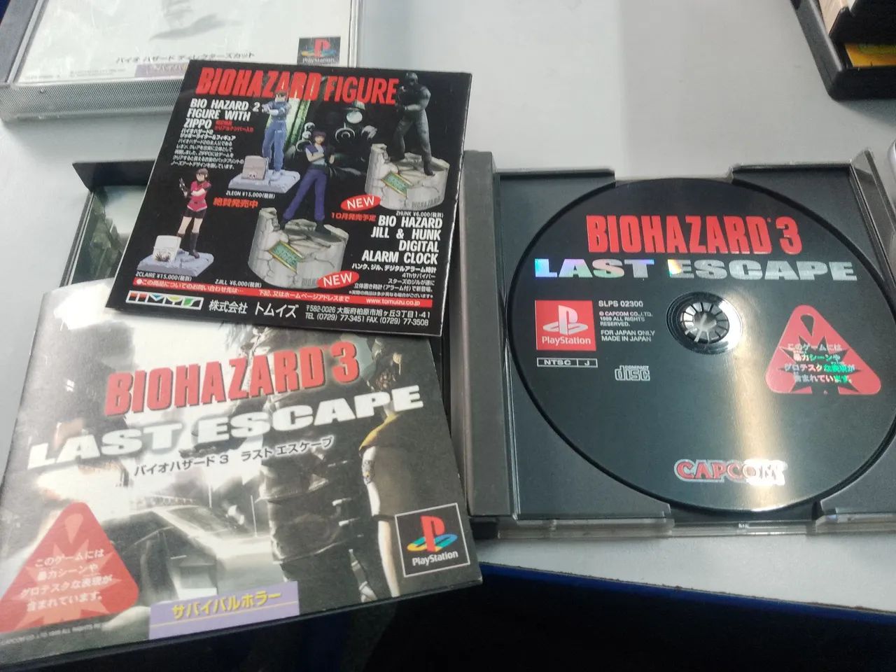 Kit Playstation 1 Ps1 Biohazard directors cut e Biohazard 2 e 3  - Foto 3