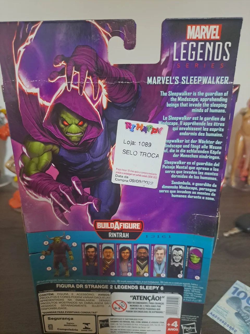 Marvel Legends Marvel's Sleepwalker Build-A-Figure Rintrah - Foto 2