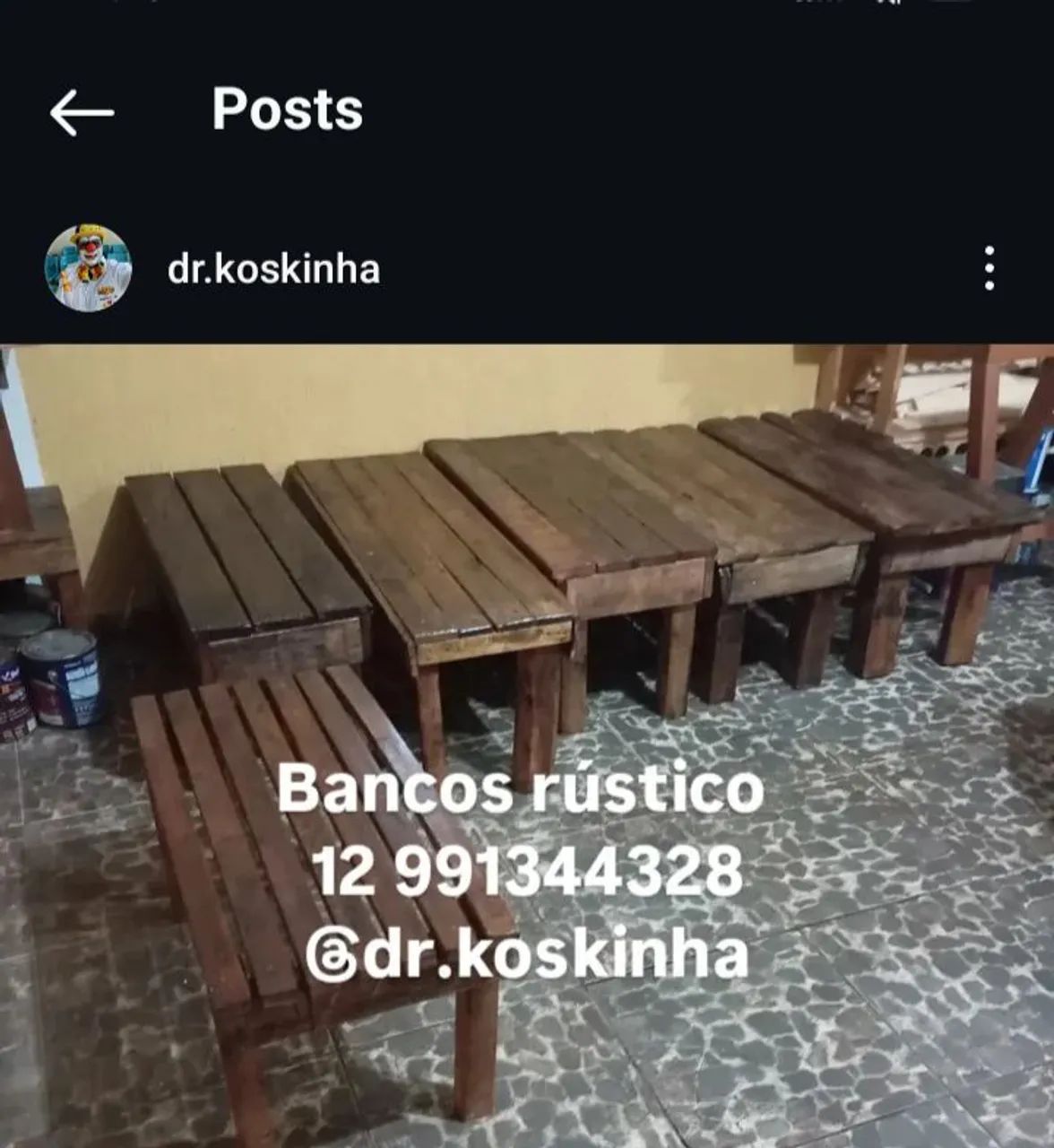 Bancos rústico - Foto 3