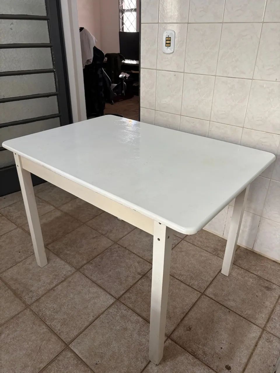 Mesa de Jantar Branca 4 Cadeiras - Foto 3