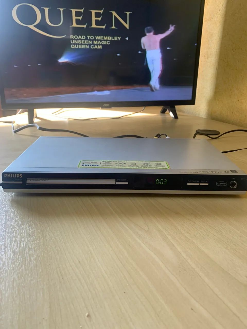 DVD PLAYER PHILIPS DVP3142k