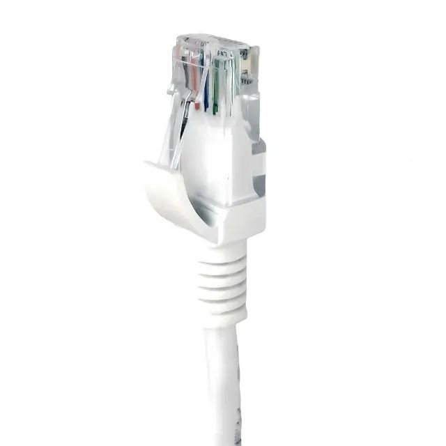 Cabo de Rede 10m Patch Cord Cat.6 Branco Pc-eth6u100wh Plus Cable Loja Coimbra - Foto 4