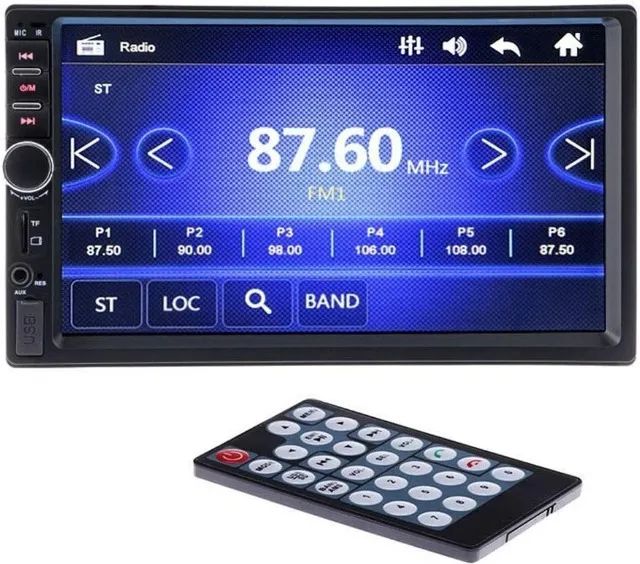 Tela Carro Car Mps Player Mp5 Usb 7018 - Foto 2
