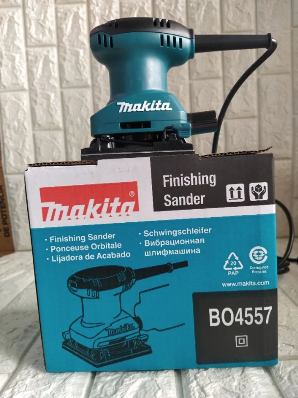 Lixaideira Orbital Makita 180W 127V - Foto 3