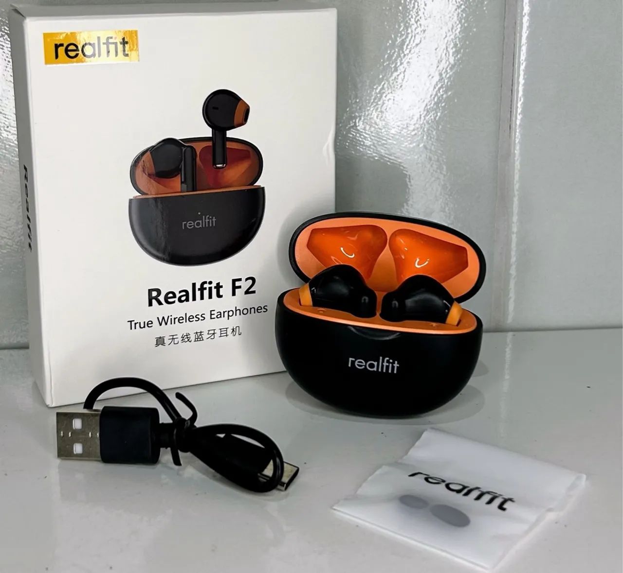 Fone Bluetooth Realfit F2 Novo Original  - Foto 4