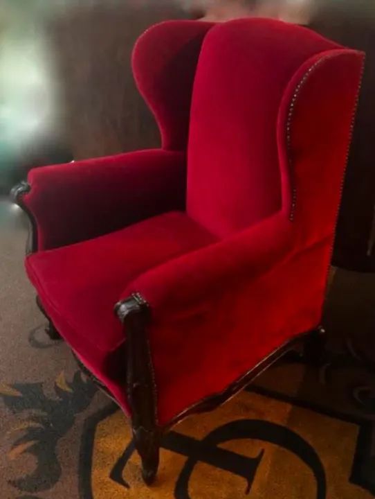 Poltrona Bergere de Veludo - Foto 2