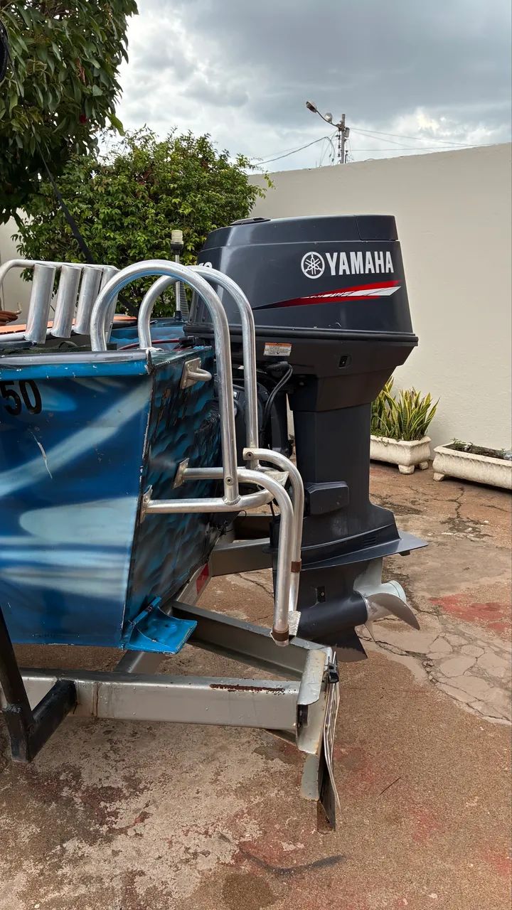 Lancha 18 pés motor Yamaha 60 hp - Foto 2