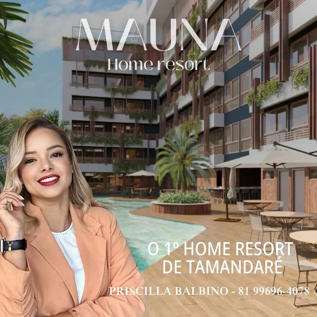 FLATS EM TAMANDARÉ | MAUNA HOME RESORT | STUDIOS 20M² | PRAIA DE CAMPAS | PAGAMENTO FLEXÍV