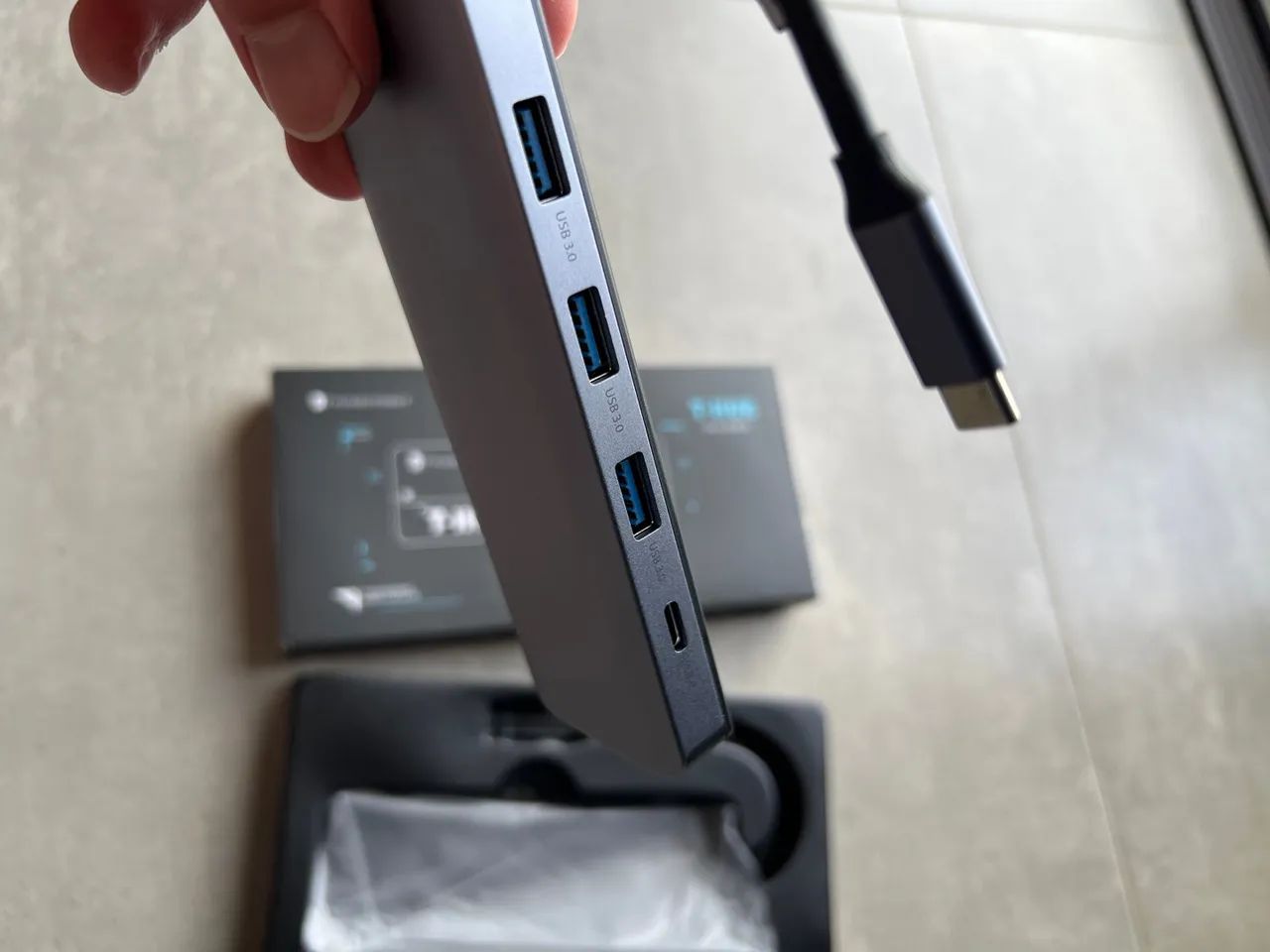 Hub USB-C Multifuncional 10 em 1 Thunderobot - Novo - Foto 4