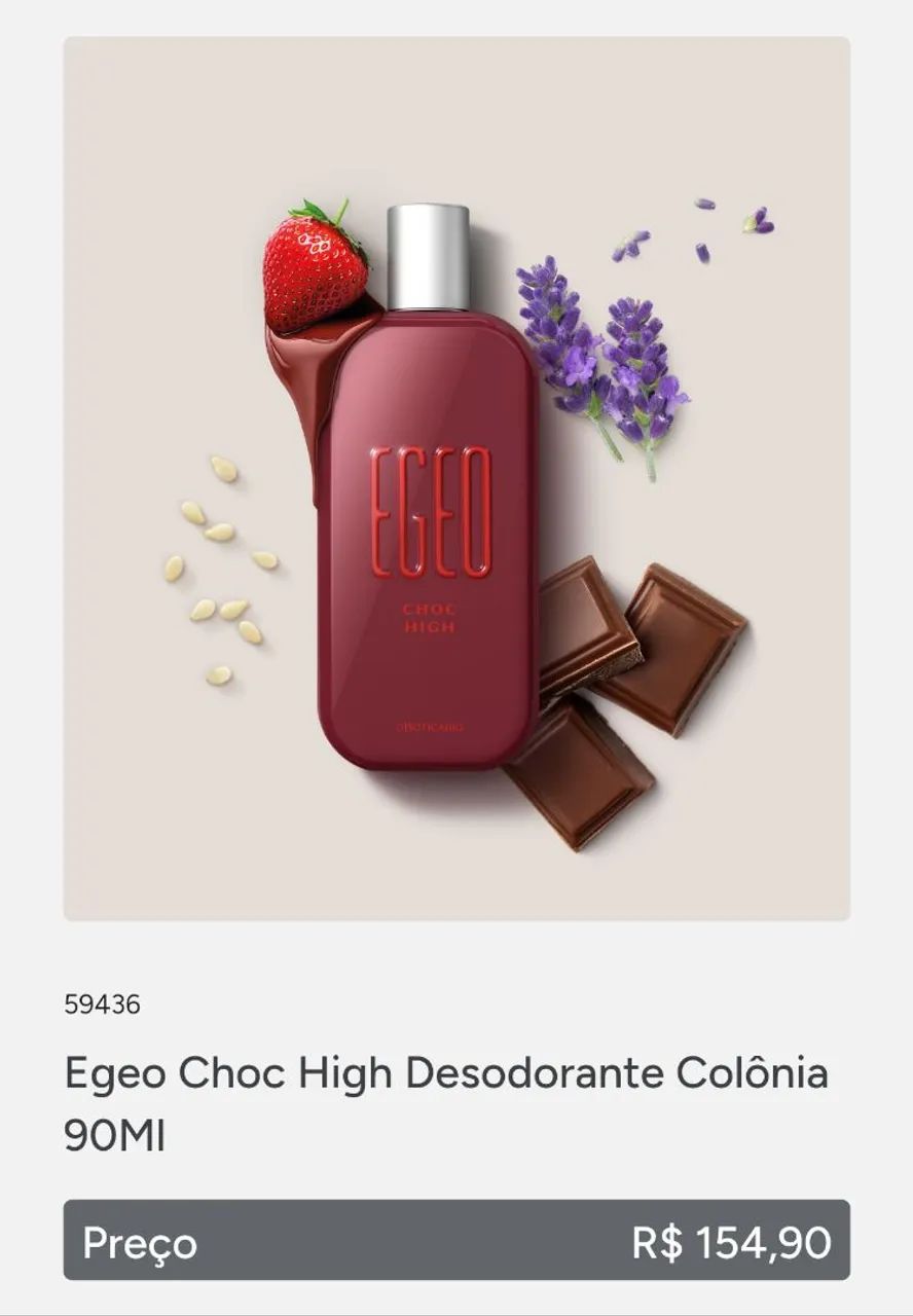 Mega Promoção Egeo Choc High de O Boticário - Foto 4