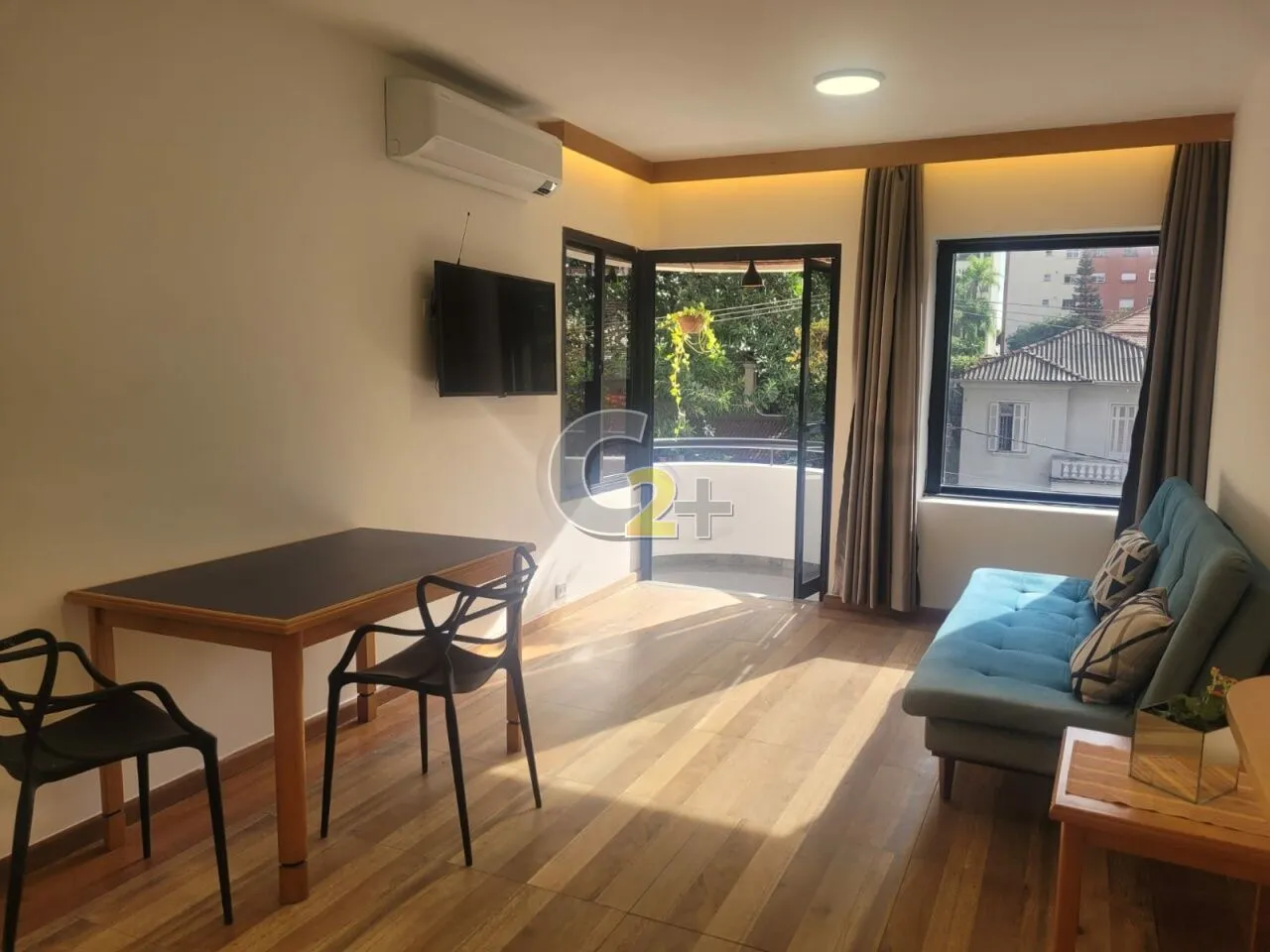 Apartamento para locação na Santa Cecília, 1 quarto, 1 vaga de garagem.