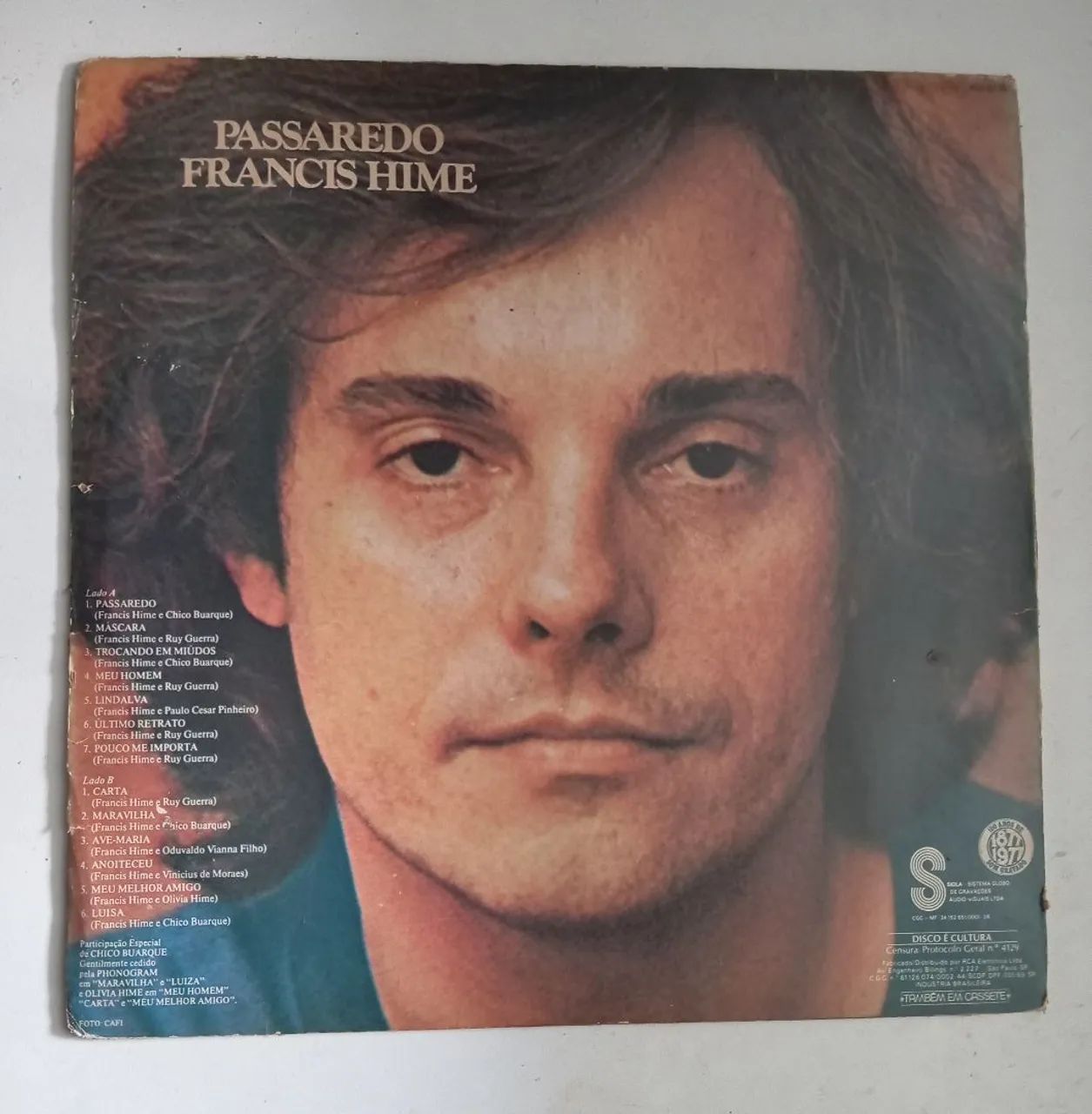 Passaredo - Francis Hime - LP Vinil - Foto 5
