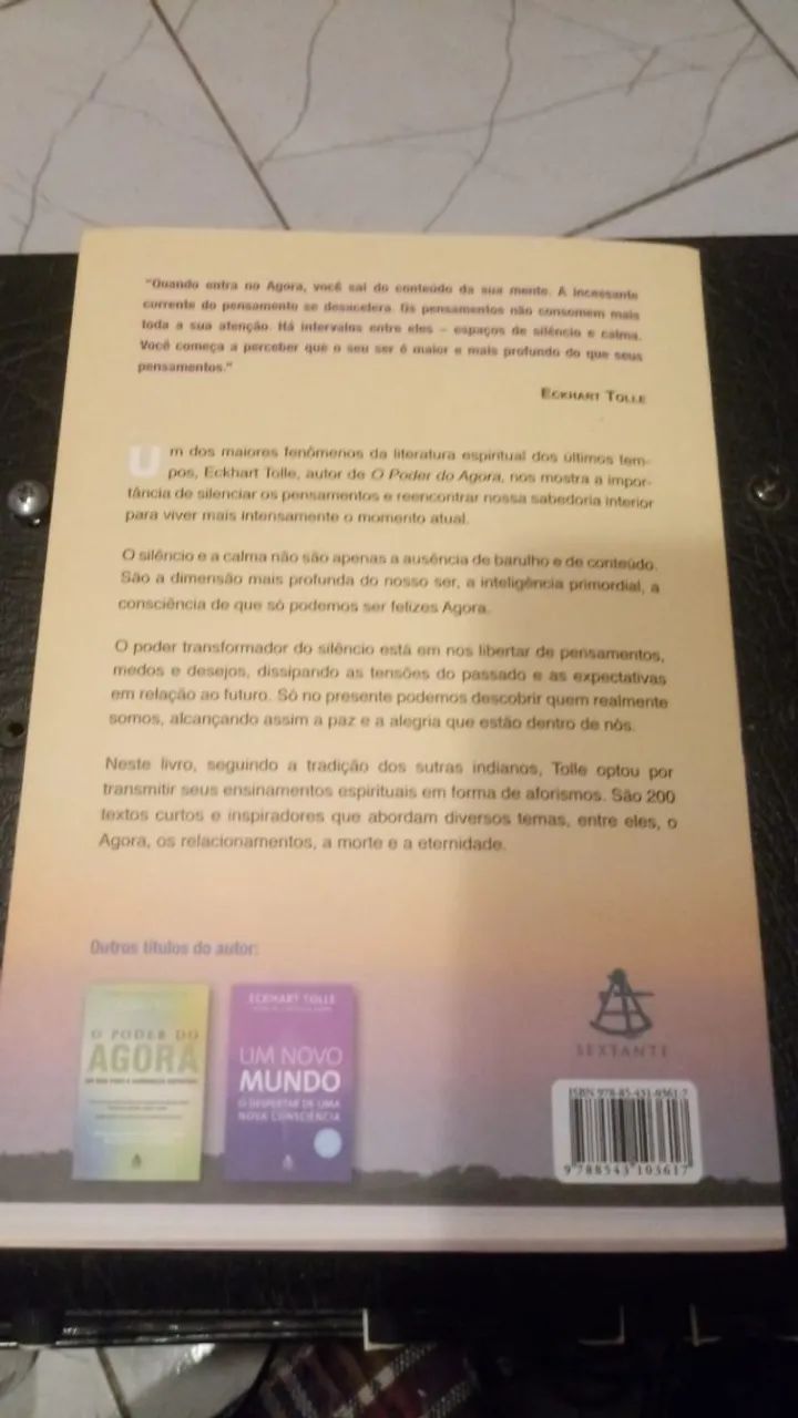 Livro O Poder do Silêncio de Eckhart Tolle - Foto 5