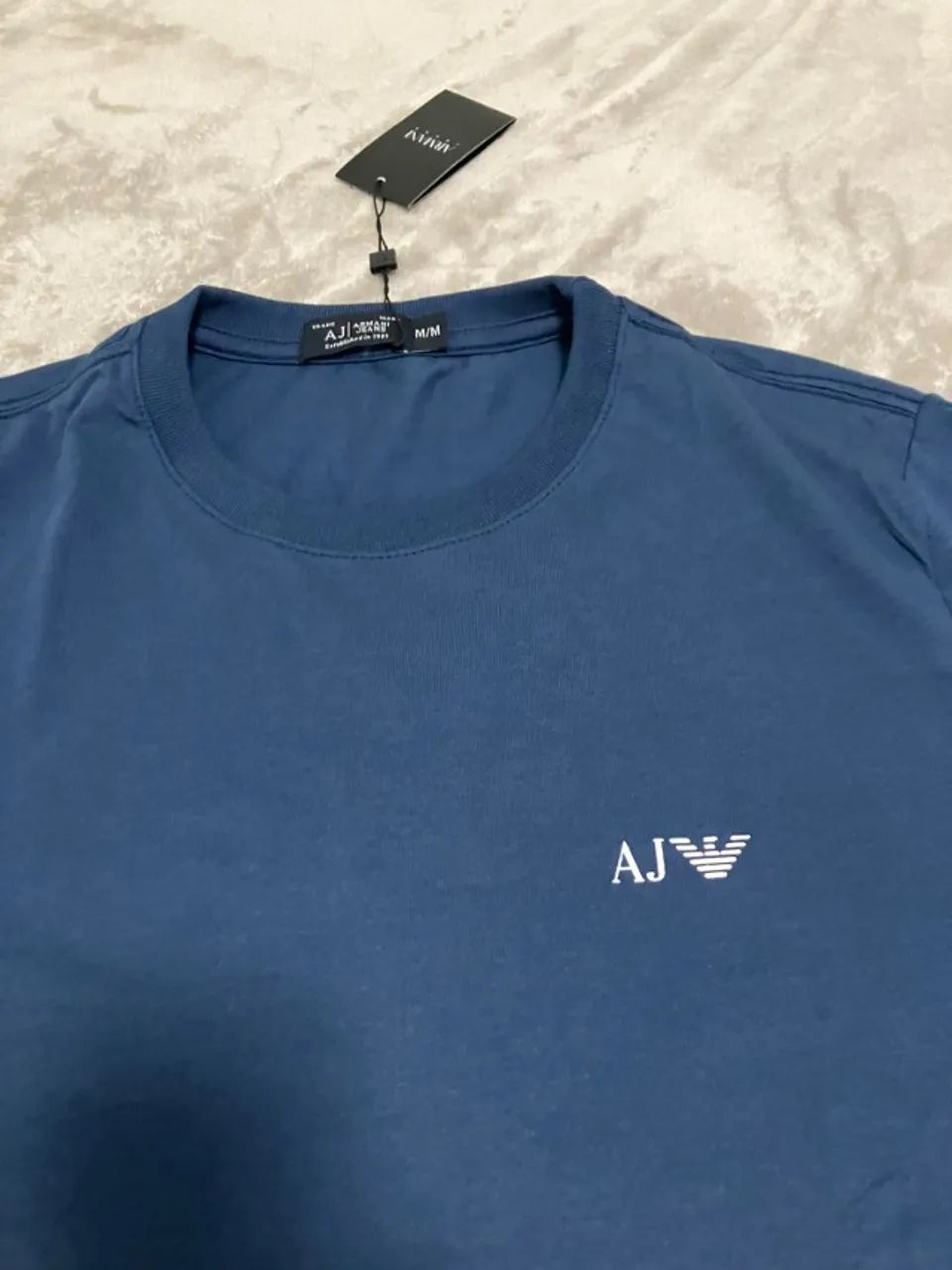 Camisa Armani Jeans, Malha Peruana, Nova, Tamanho M - Roupas