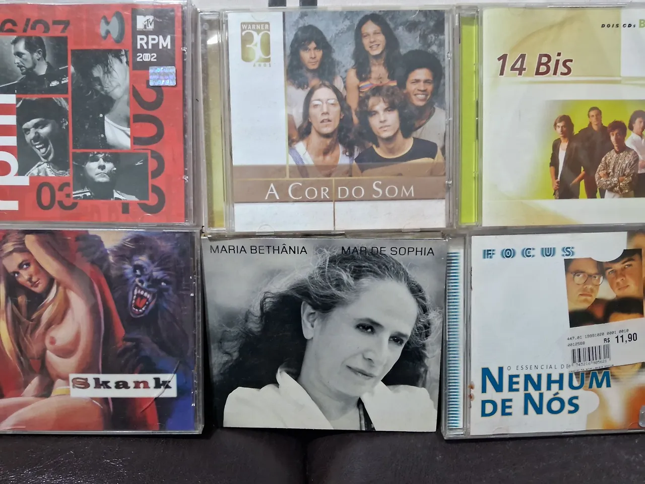 CDs de bandas e artistas diversos