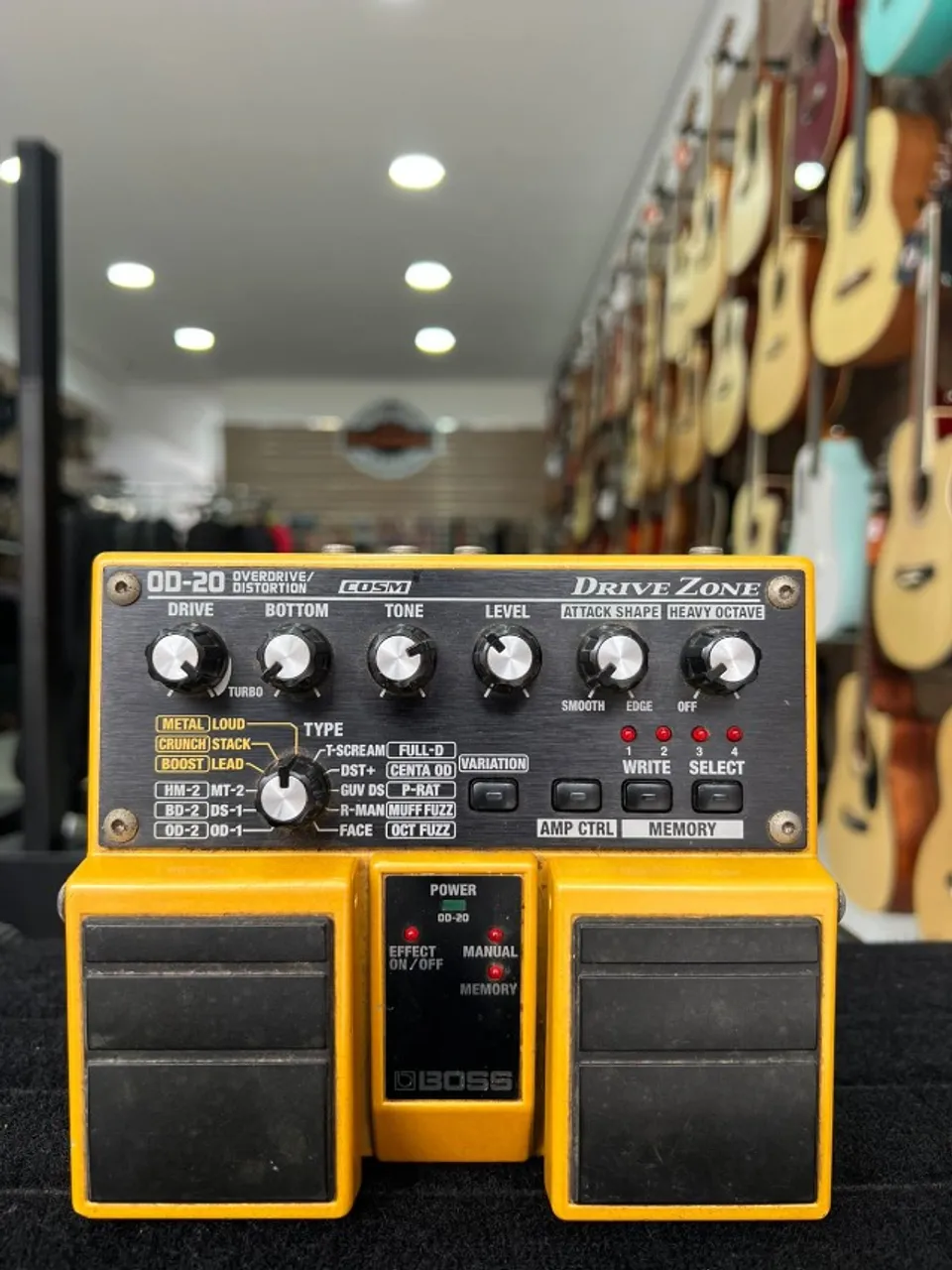 Boss OD-20 Drive Zone - Mais de 20 Drives em um Só Pedal | A