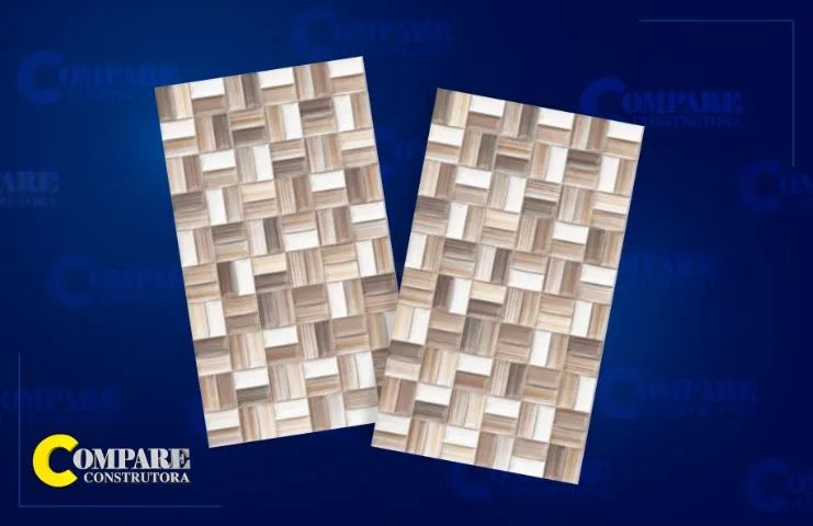 Piso Grace Cores HD 34X60 Relevo Brilhante - Foto 2