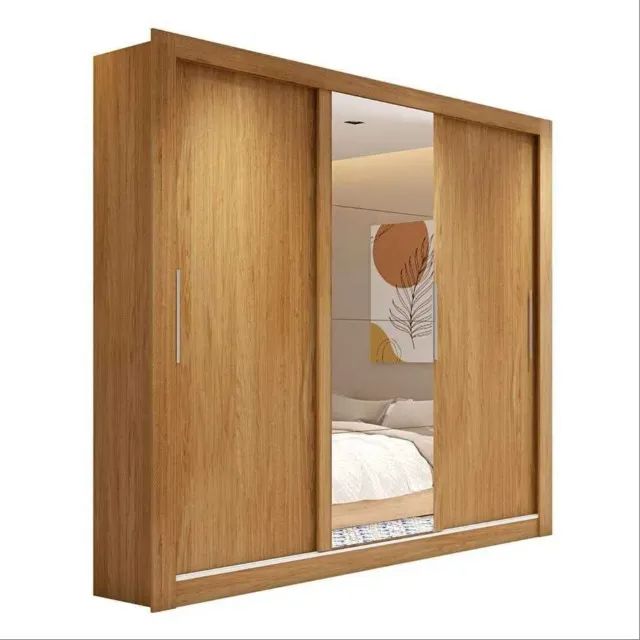 Guarda Roupa 3 Portas 4 Gavetas Espelho Novo Varios Modelos