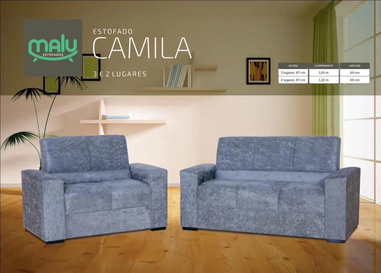 sofa de canto chaise 4 fênix R$ 1.660,00 sofa ilhéus 2/3 conjunto R$ 650,00