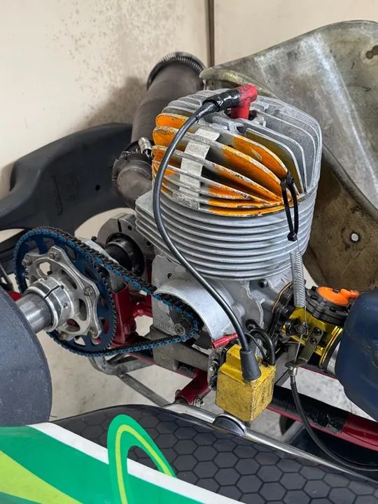 Vendo Kart Birel  Motor Refrigerado a ar, sem uso após revisão - Foto 3