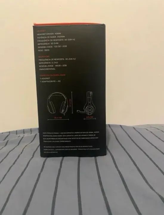 Headset Gamer Warrior Rama PH219 - Novo - Foto 3
