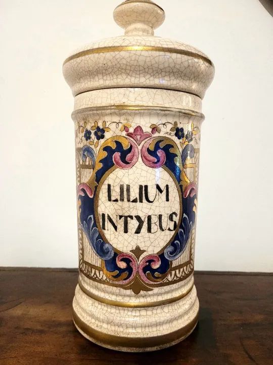  Pote de farmácia em cerâmica  - Lilium Intybus - Foto 4