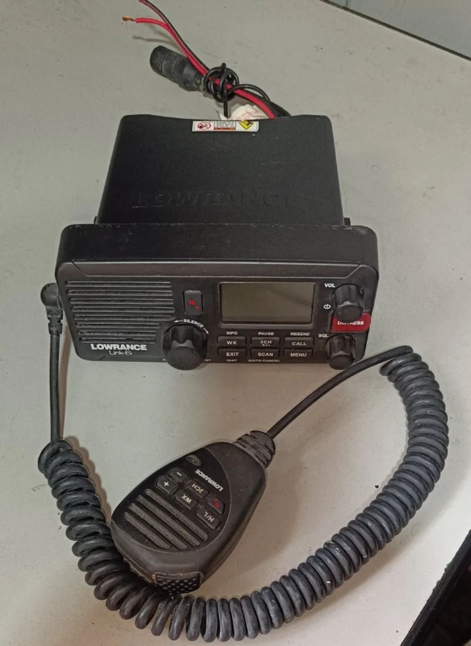 Radio Lowrance modelo Link 5 Em Bom Estado Não Liga. para arrumar - Foto 2
