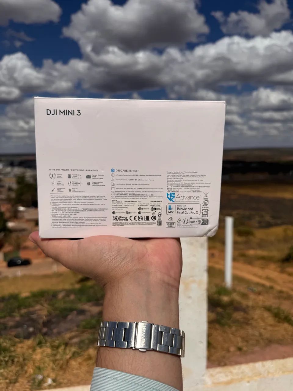 DRONE DJI MINI 3 - RCN1 - LACRADO - CONTROLE SEM TELA  - Foto 3