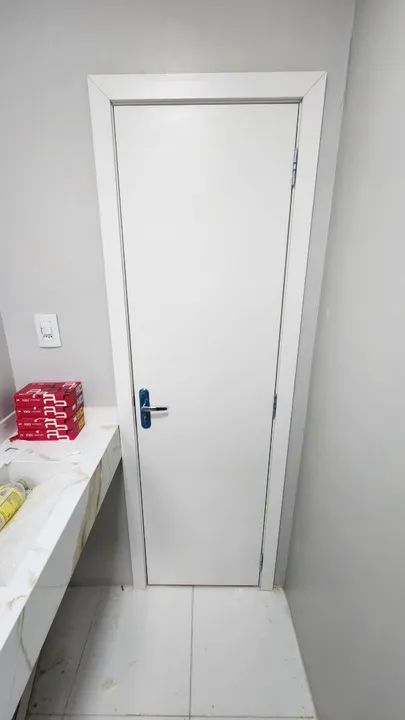 Porta branca em 100% mdf sob medida 1