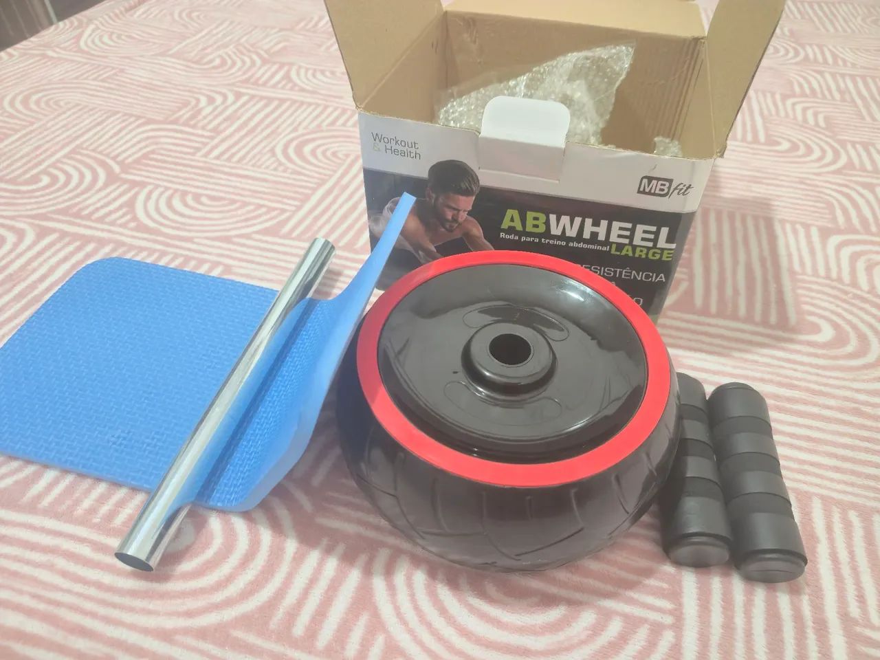 Roda para treino abdominal  - Foto 3