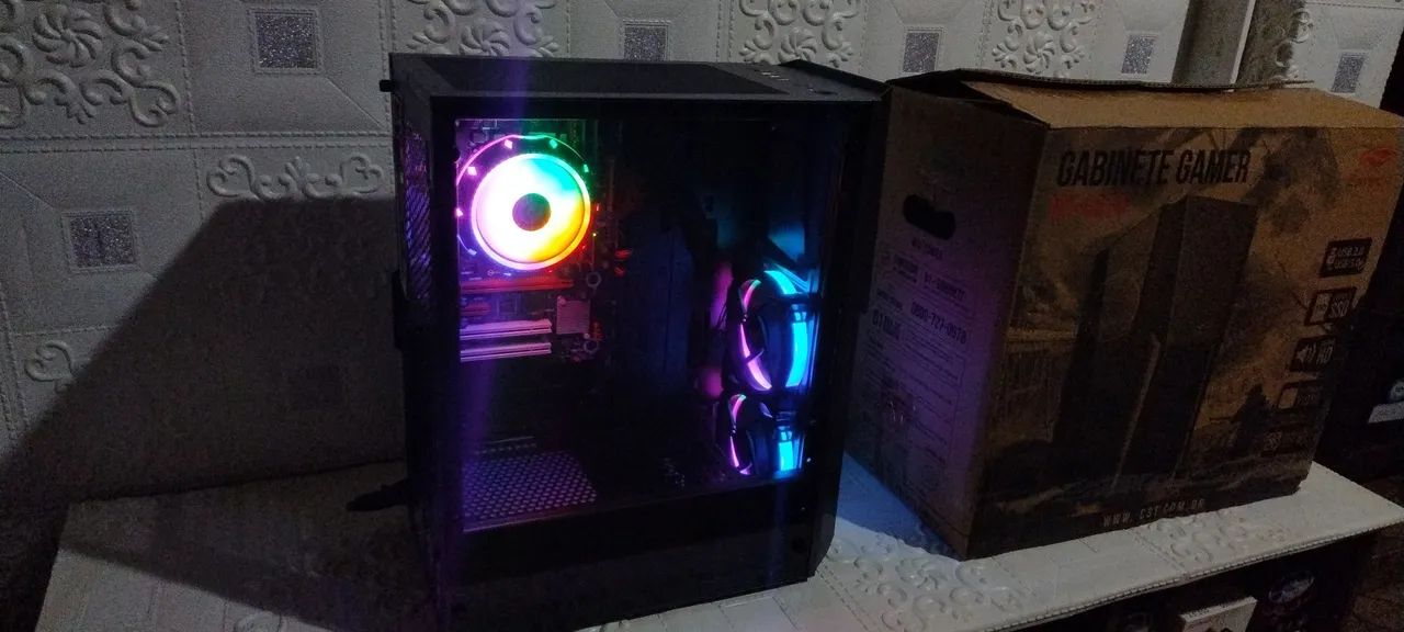 CPU i5 - SSD 240gb - 16gb memória ram - Gabinete argb  - Foto 6