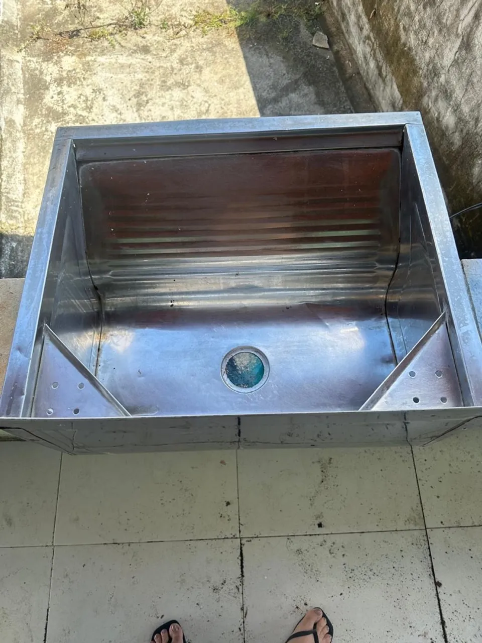 Cuba de Aço Inox para Cozinha/Área de Serviço