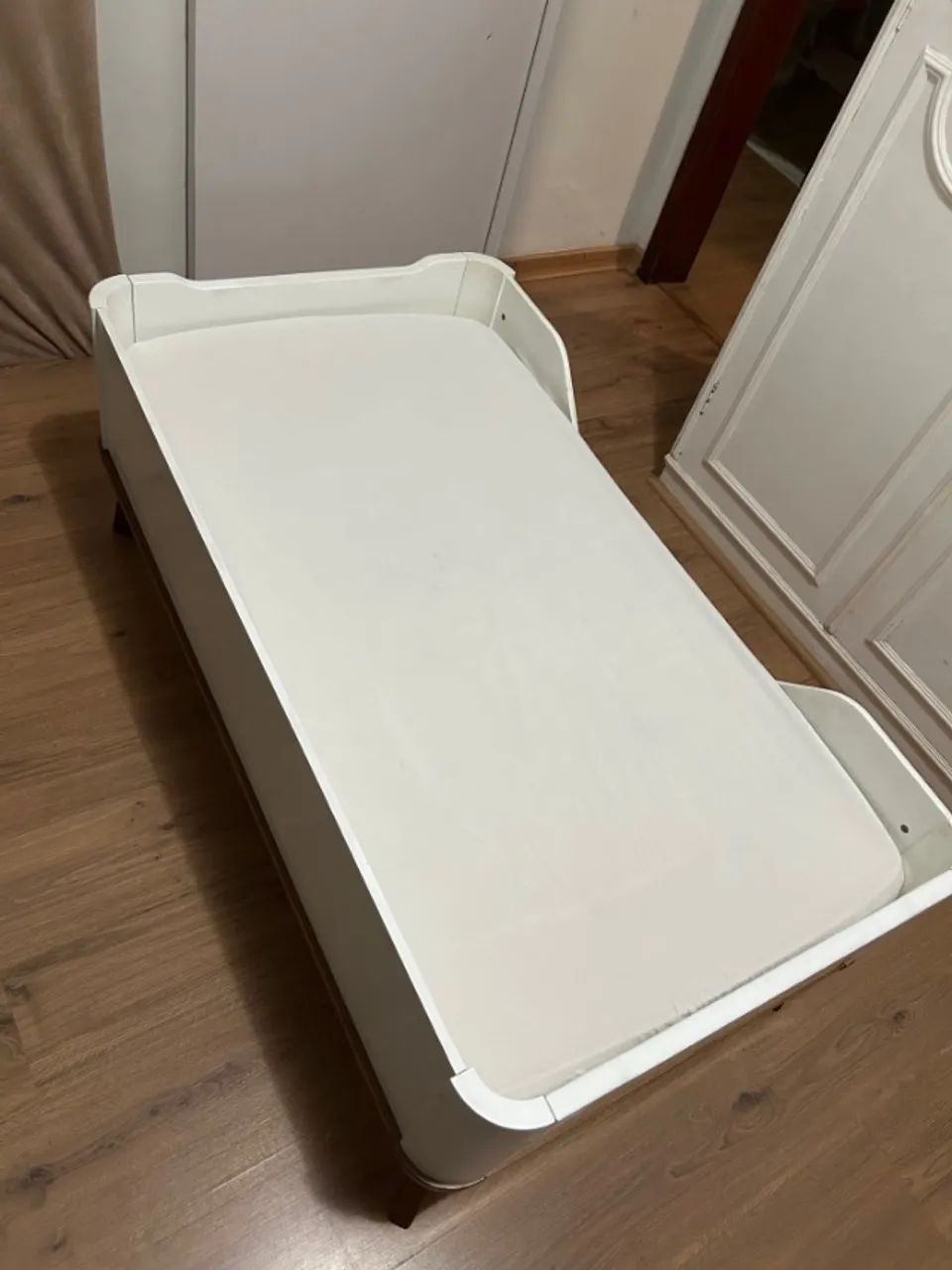 Berço 3 em 1 Matic Albi branco - com colchões e manual