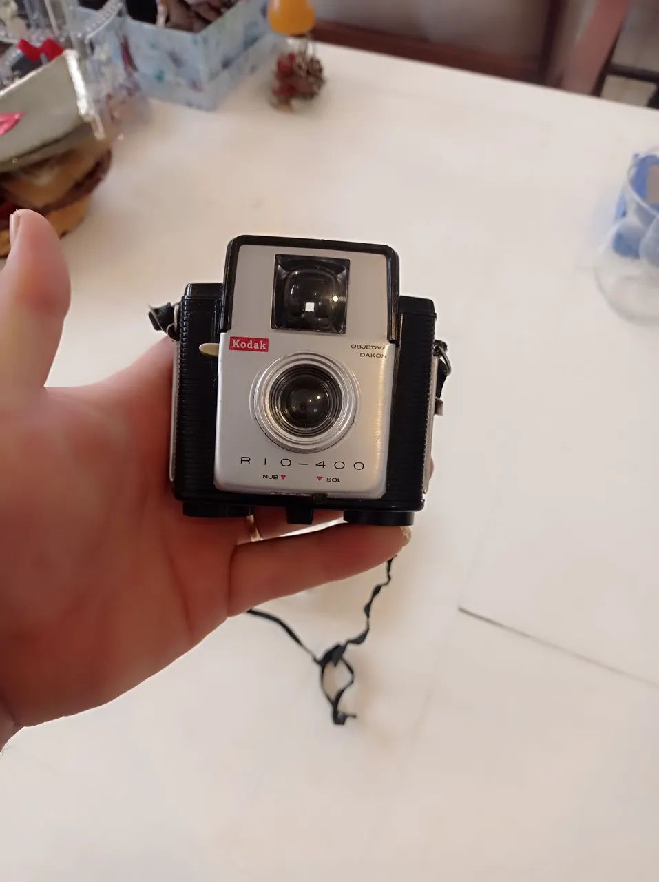 Antiga câmera Kodak rio 400