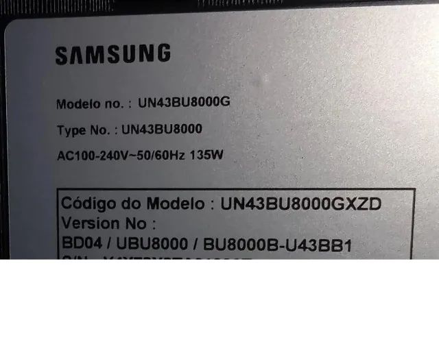 Placa Principal Tv Samsung UN43BU8000G / UN43BU8000 - Foto 2