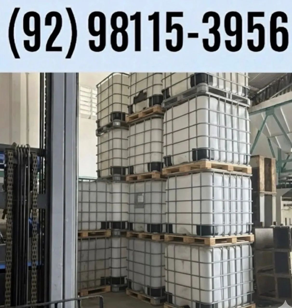 BOMBONAS 1000 LITROS / RESERVATÓRIO / IBC / ENTREGAMOS