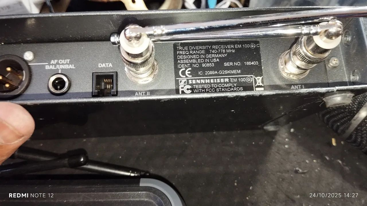 Microfone sennheiser ew100 G2  - Foto 4