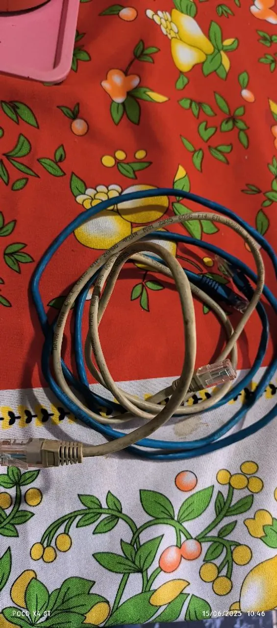 Cabo de Rede Ethernet RJ45