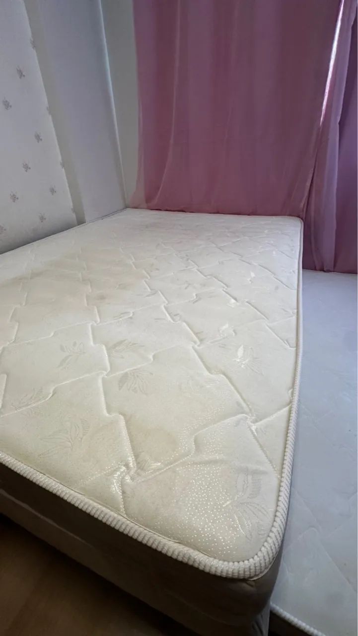 Cama Box Topázio com Auxiliar + Molas Ensacadas - Semi Nova! - Foto 4