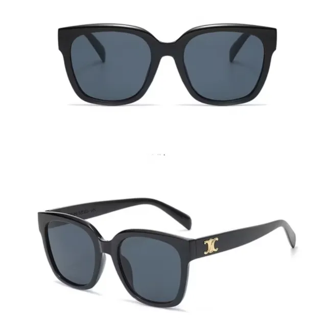 Óculos de Sol Quadrado Superdimencionado Preto Feminino