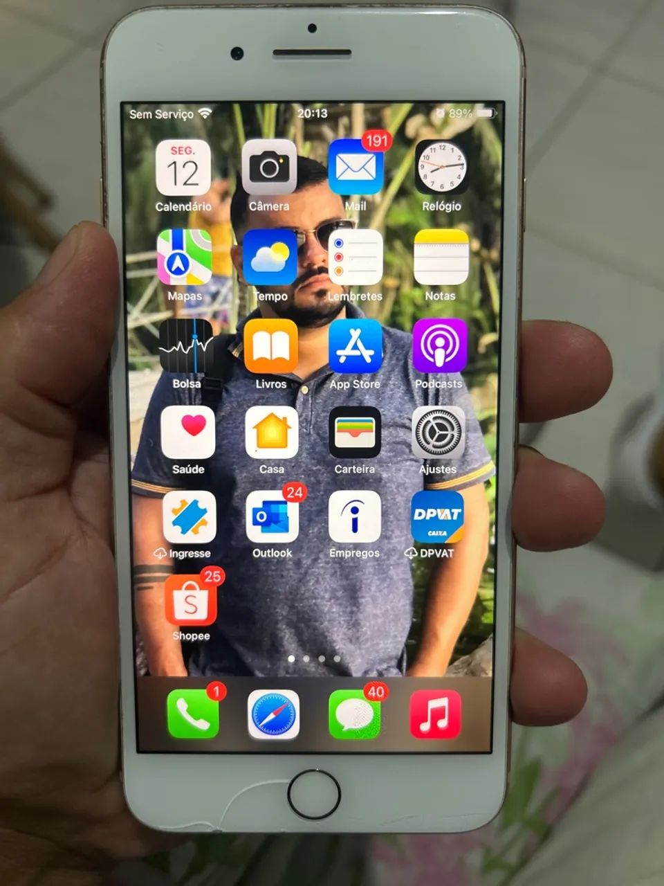 iPhone 8 Plus com preço negociável.