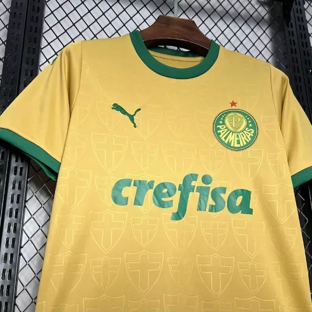 Camisa Palmeiras III 24/25 - Puma - Torcedor - Dourada - Foto 2
