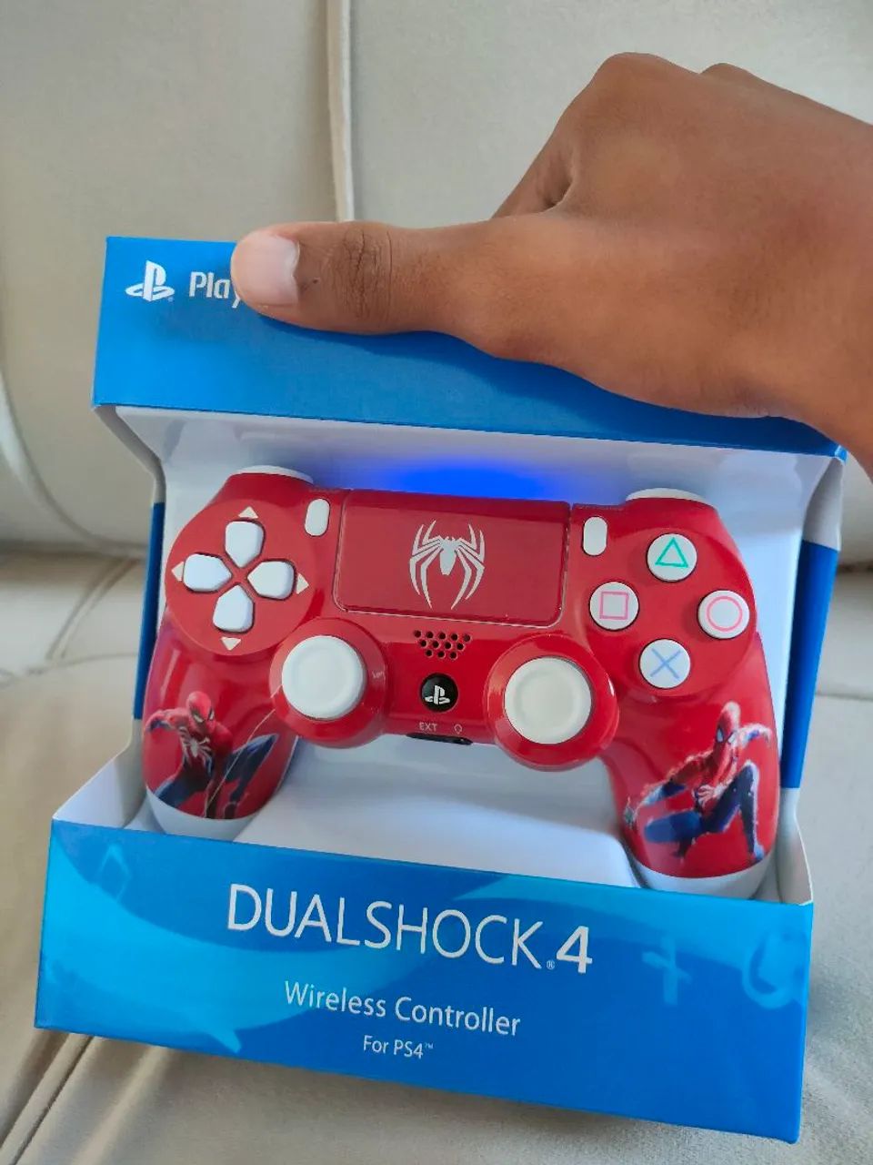 Controle Dualshock 4 Spider-Man PS4