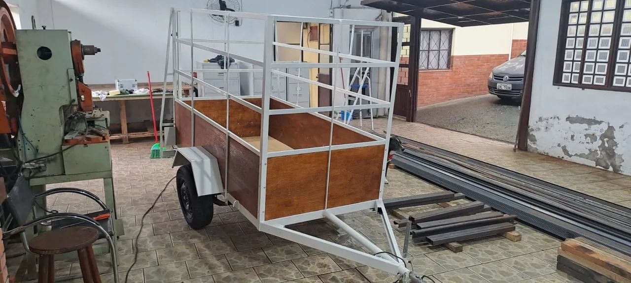 Carreta de reboque para transporte - Foto 4