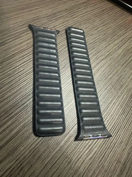 Pulseira Apple Watch - Midnight - Couro Original 41mm - S/M