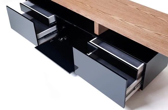 Rack de TV moderno em madeira - Foto 3