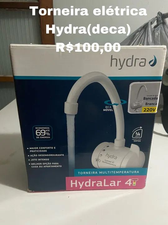 Torneira elétrica da Hydra deca