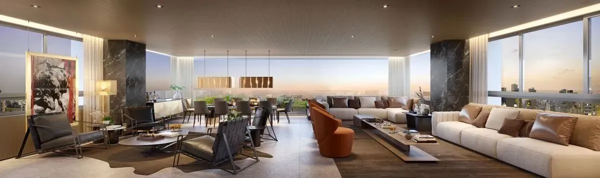 Apartamento tipo para venda com 3 quartos, sendo 3 suítes, 252m²